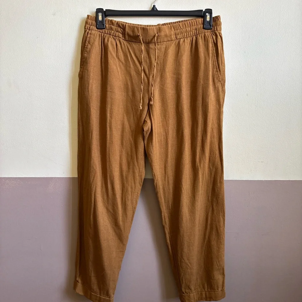 Woman’s Drawstring Casual Pants - Brown
